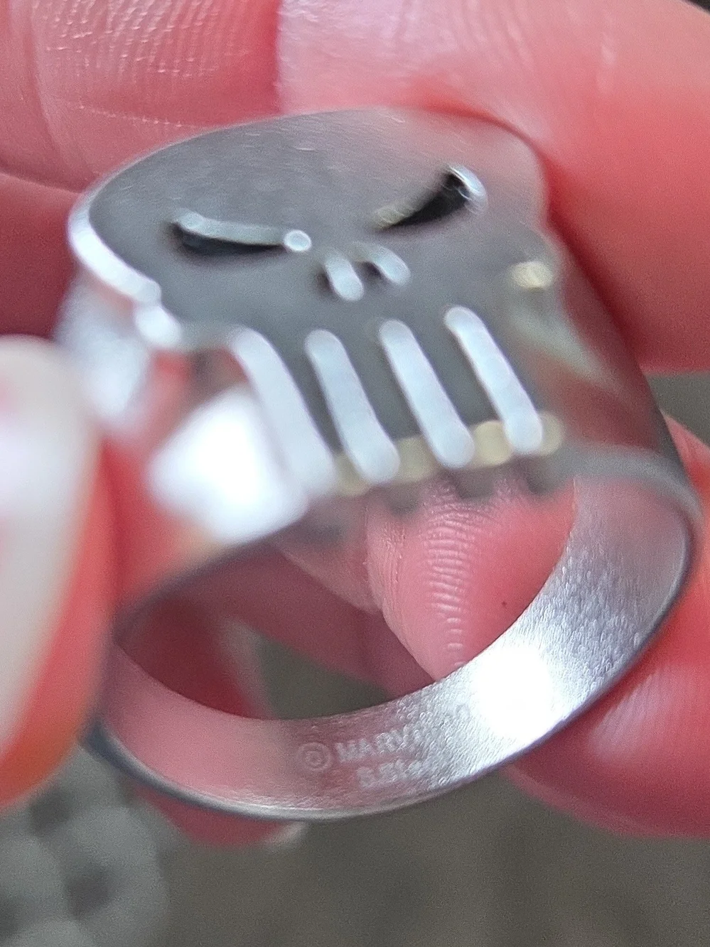 Marvel Punisher Skull Ring Size 10 - Stainless Steel